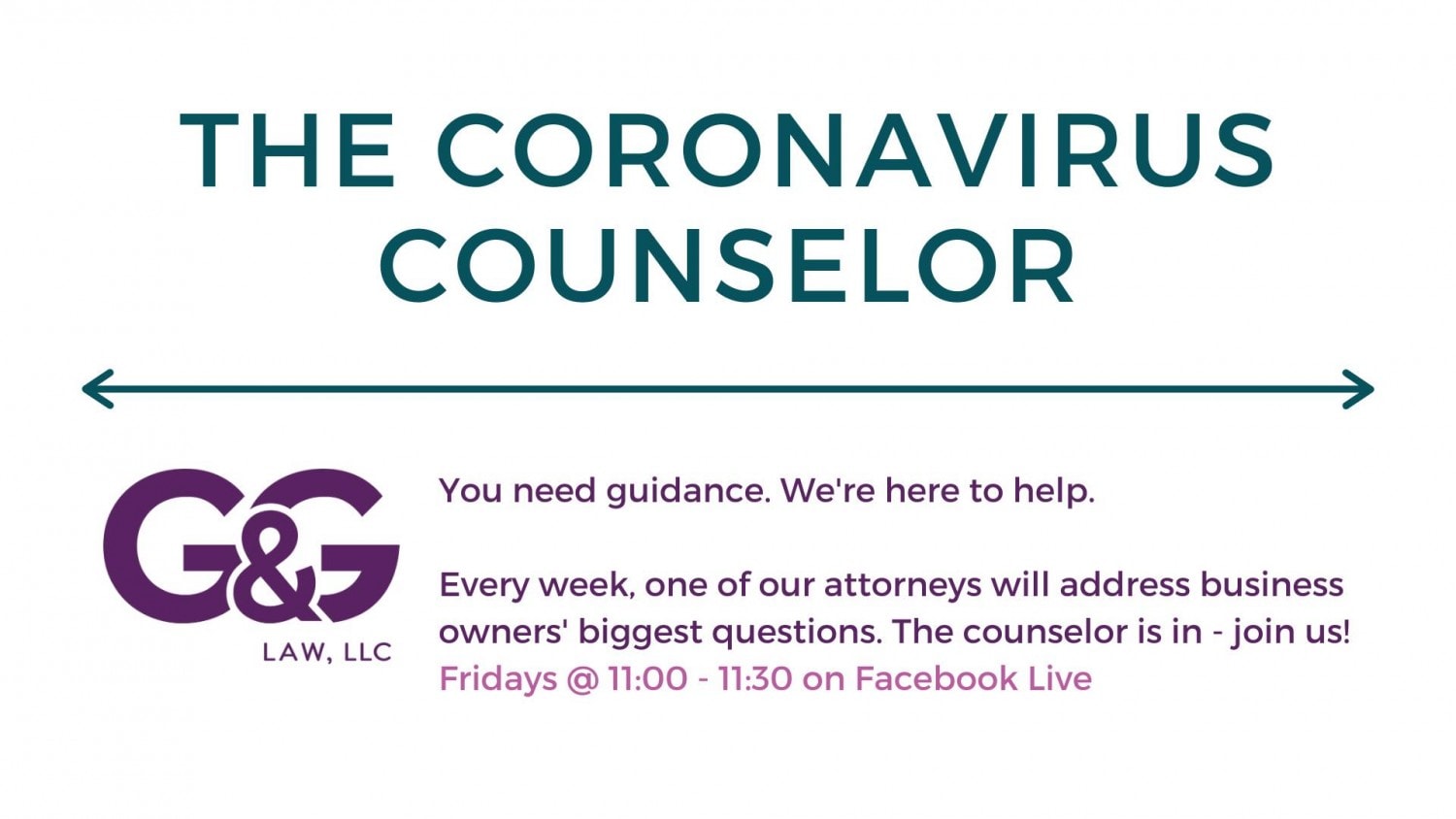 Coronavirus Counselor Event Logo