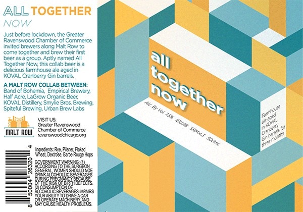 All Together Now beer label