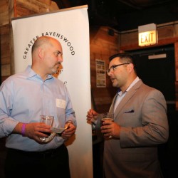 image of two networkers at an event