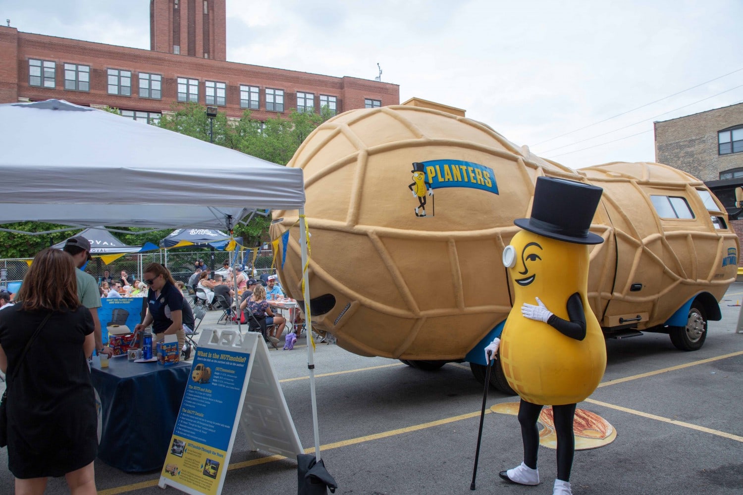 Mr. Peanut at Ravenswood on Tap