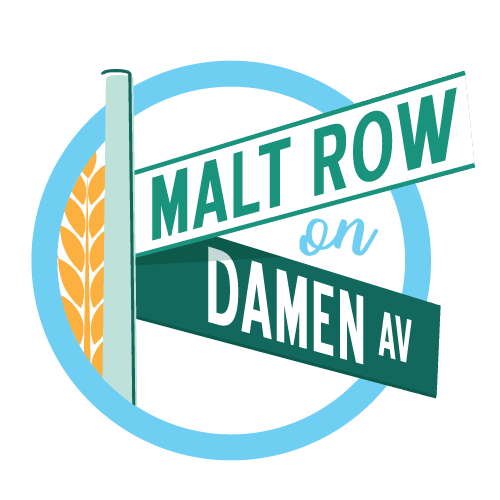 Malt Row on Damen logo