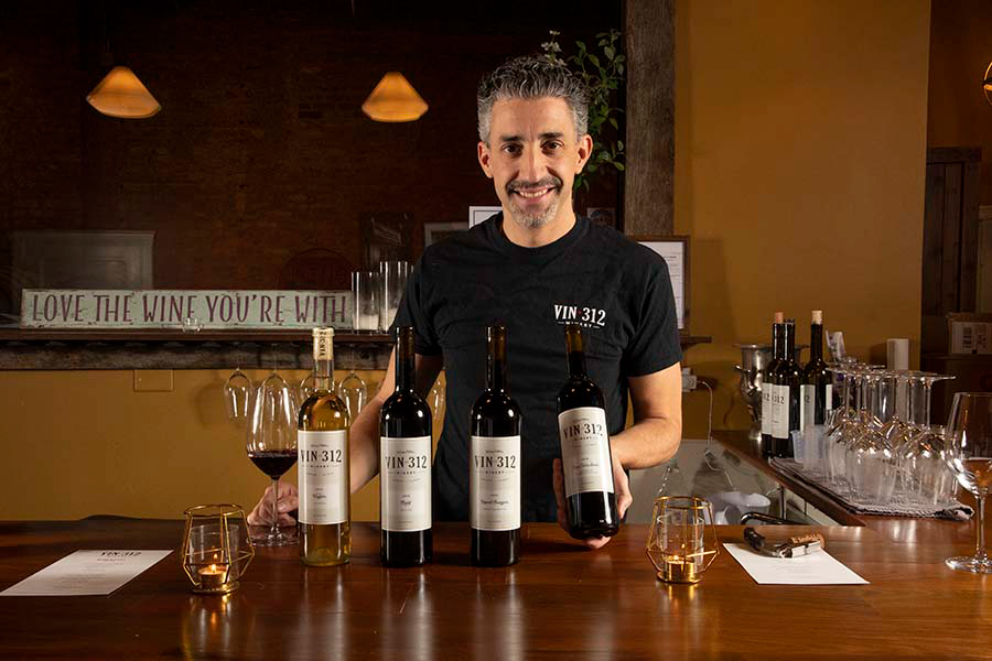 Vin312 Winery founder Warner DeJulio