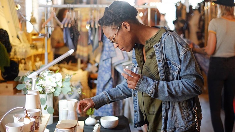 An artisan market at Artifact Events