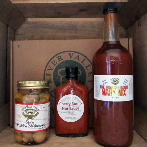 A bloody mary gift set from River Valley Market in Ravenswood
