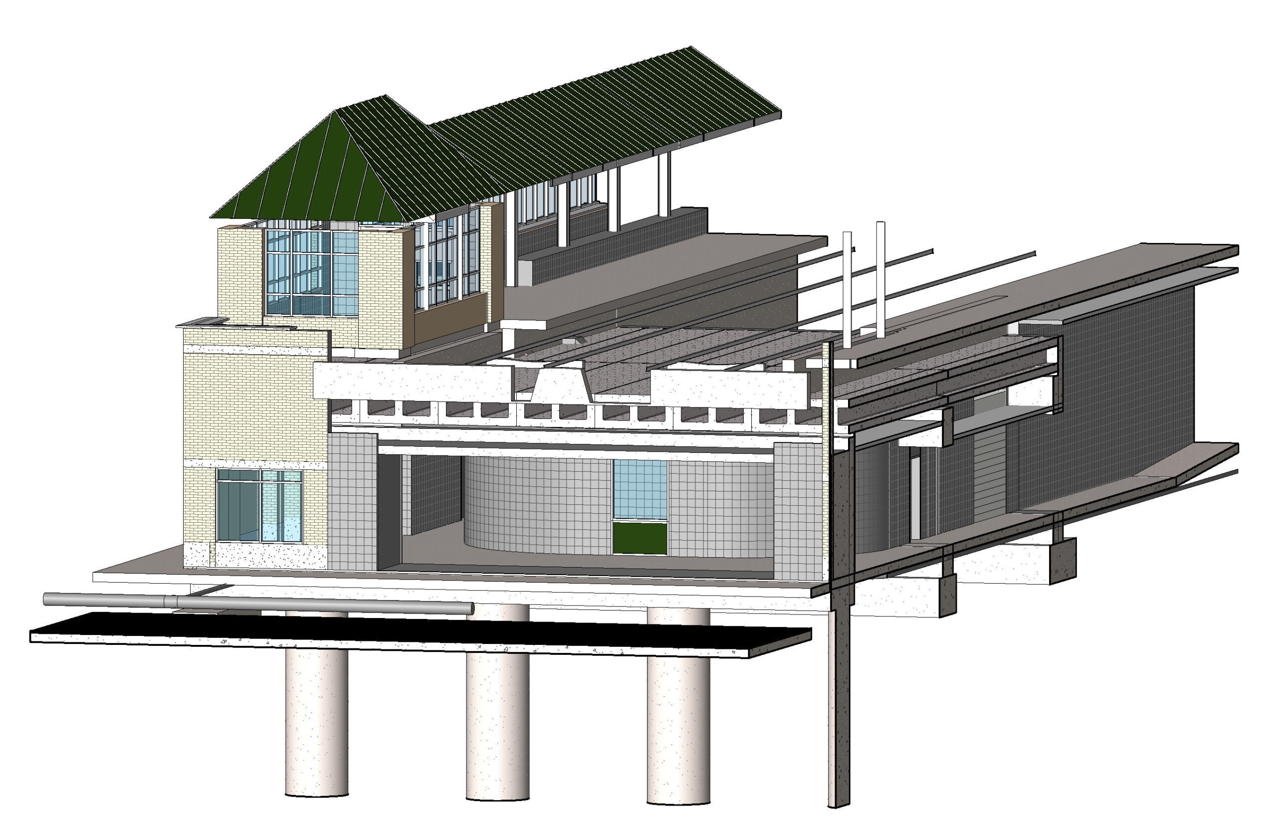 Ravenswood Metra Station (rendering)