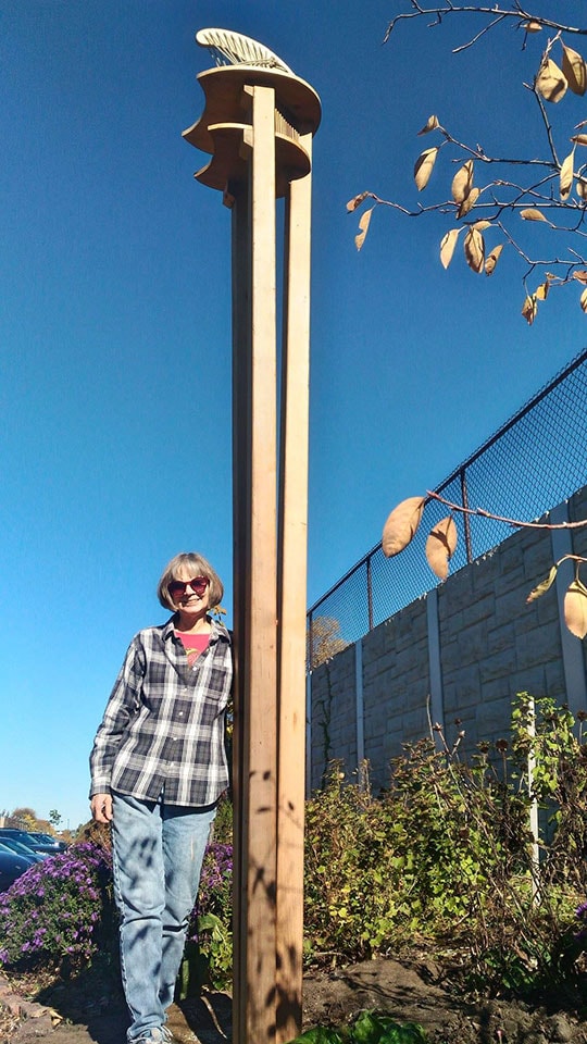 Nesting Loft by Margaret Lanterman, part of the Ravenswood Sculpture Garden