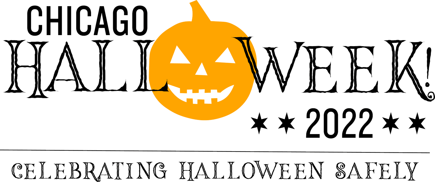 Chicago Halloweek logo, Celebrating Halloween safely