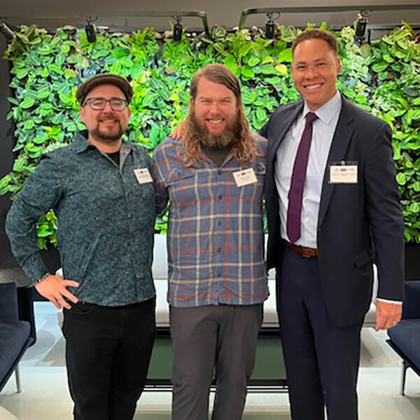 Representatives from the Greater Ravenswood Chamber of Commerce, Begyle Brewing, and the 47th Ward office at the Chicago Manufacturing Awards