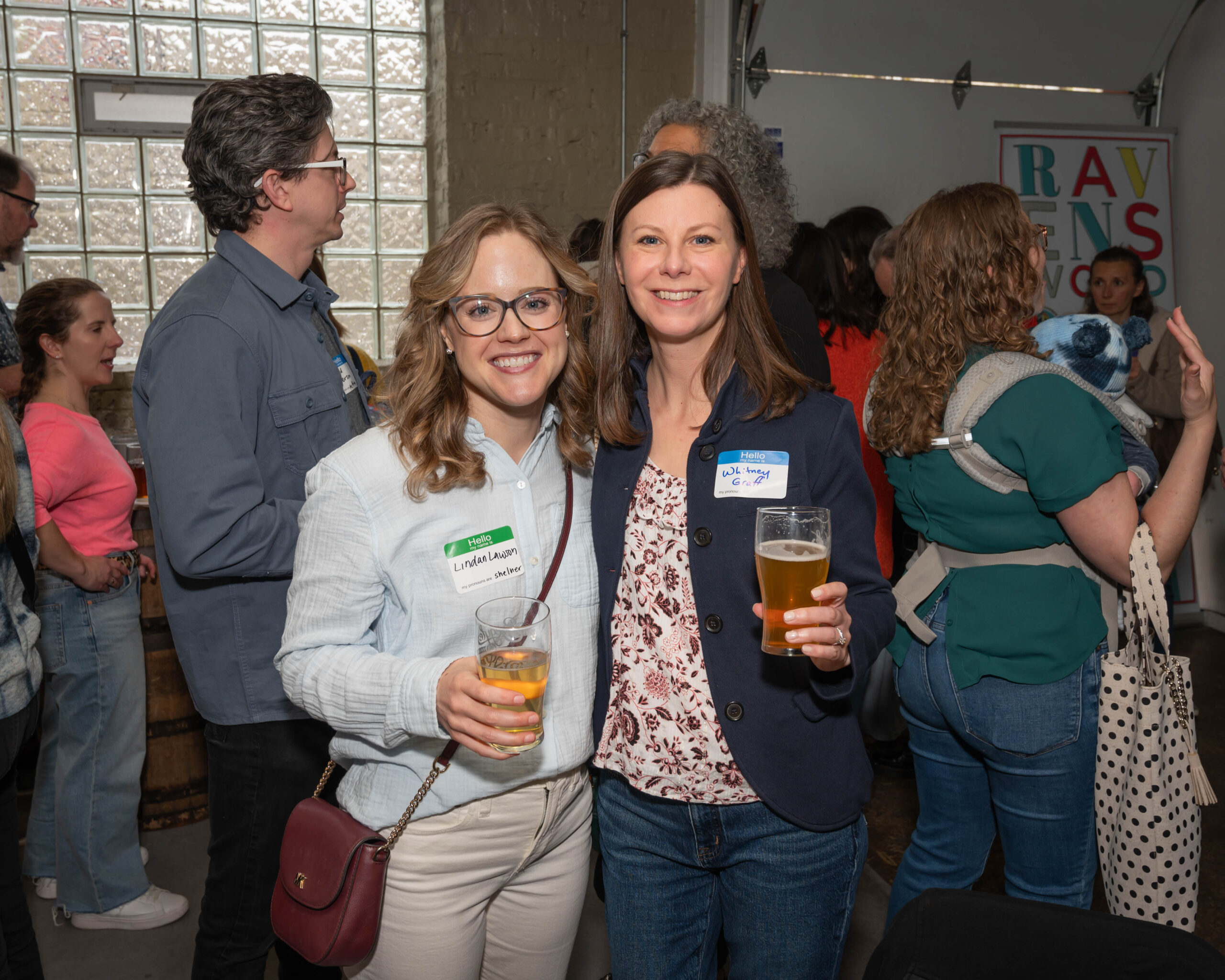 Therapists at a professional event