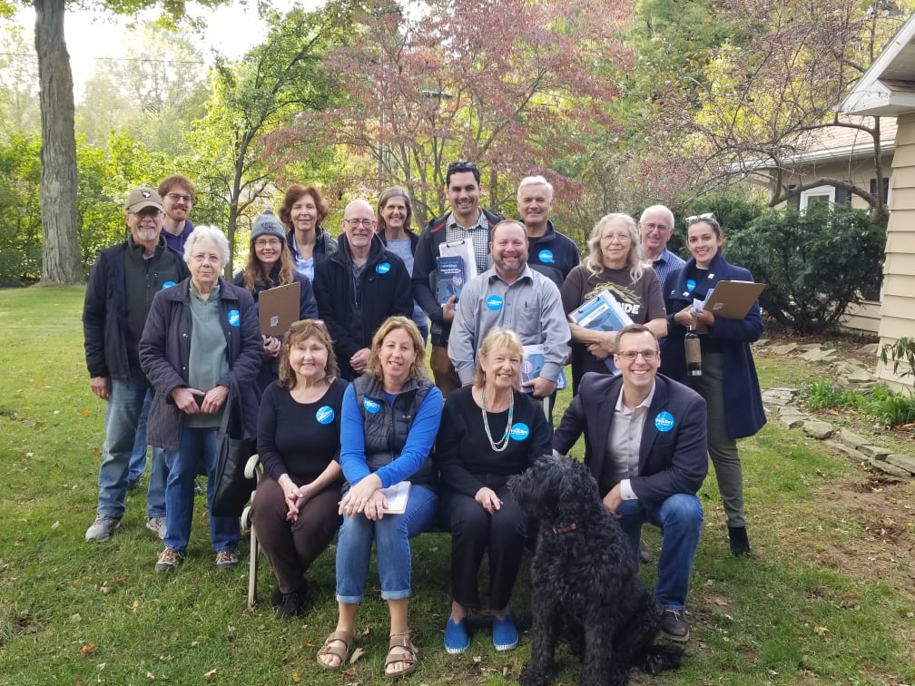 Group photo of Indivisible Lincoln Square members
